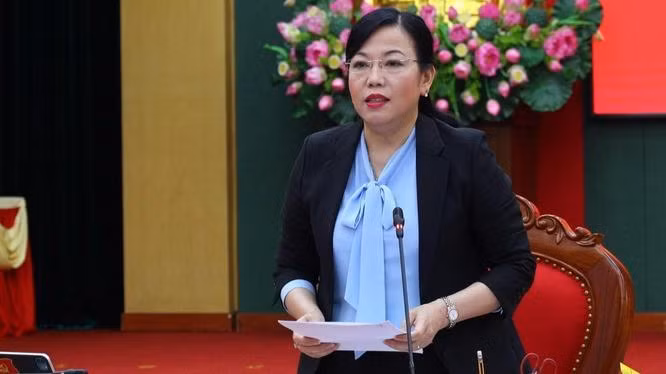 Bà Nguyễn Thanh Hải - Bí thư Tỉnh ủy Thái Nguyên. Ảnh: Cổng TTĐT Đảng bộ tỉnh Thái Nguyên. Bà Nguyễn Thanh Hải - Bí thư Tỉnh ủy Thái Nguyên. Ảnh: Cổng TTĐT Đảng bộ tỉnh Thái Nguyên.