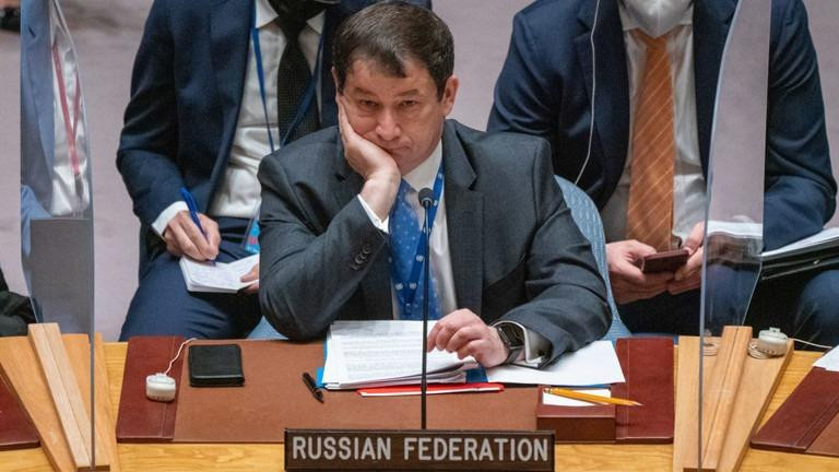 Đại sứ Dmitry Polyanskiy, Phó Đại diện thường trực của Nga tại Liên Hợp Quốc. Ảnh: Getty Đại sứ Dmitry Polyanskiy, Phó Đại diện thường trực của Nga tại Liên Hợp Quốc. Ảnh: Getty