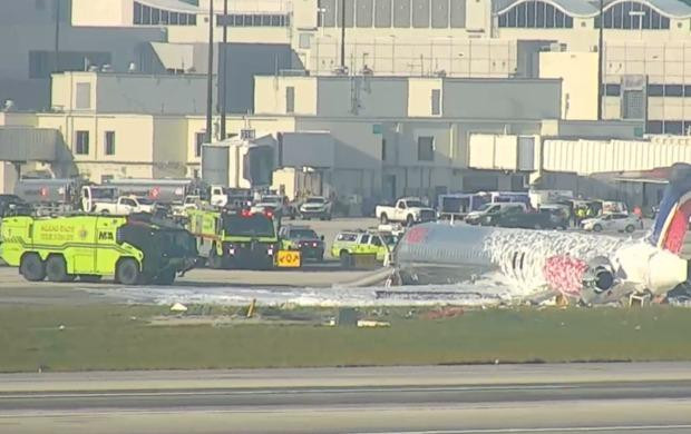 Hiện trường vụ tai nạn. Ảnh: CBS News