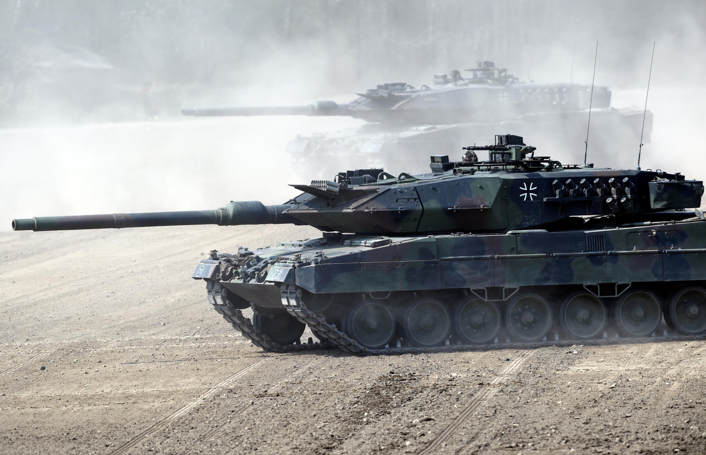 Xe tăng Leopard 2. Ảnh: Reuters