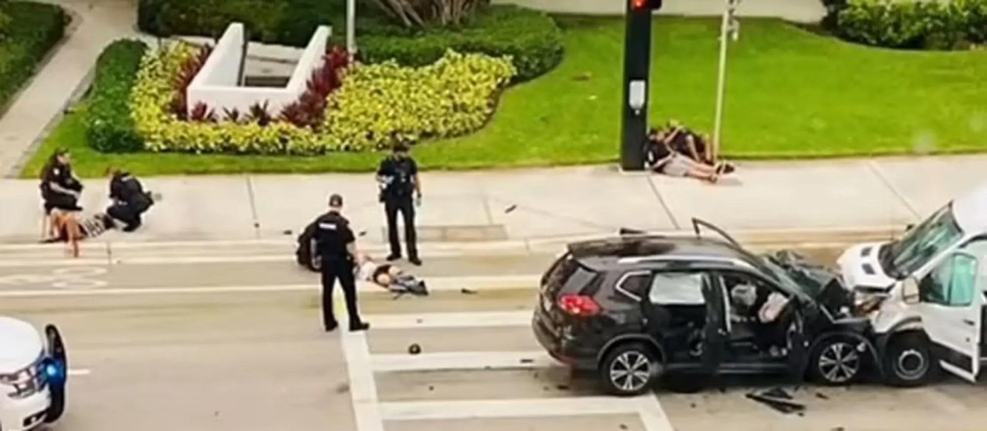 Toàn cảnh hiện trường vụ tai nạn. Ảnh: ABC Toàn cảnh hiện trường vụ tai nạn. Ảnh: ABC