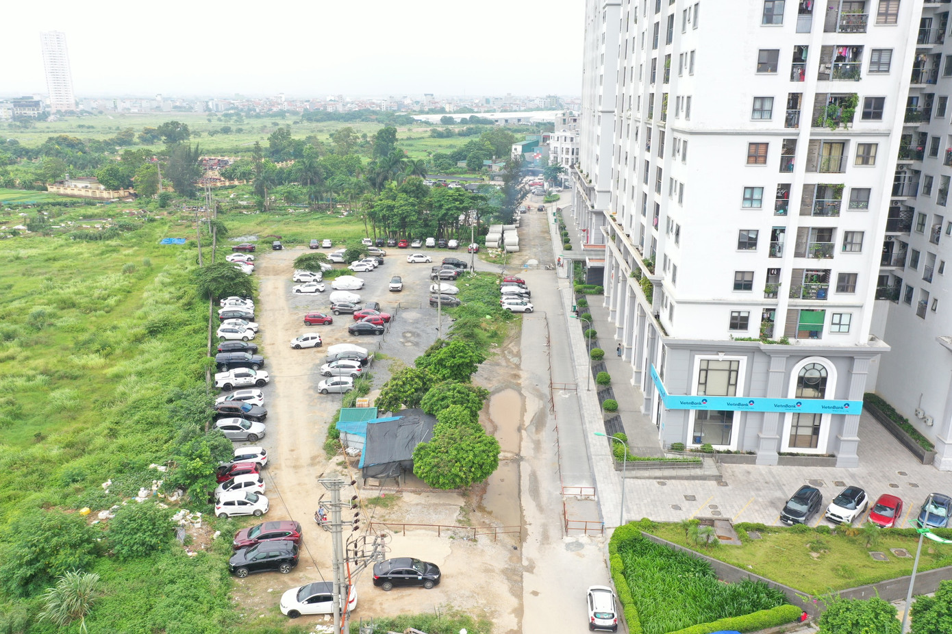 Dự án chung cư Hateco nhìn từ trên cao.