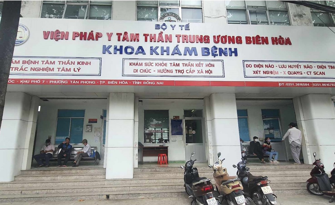 Viện Pháp y Tâm thần Trung ương Biên Hoà (Đồng Nai). Viện Pháp y Tâm thần Trung ương Biên Hoà (Đồng Nai).