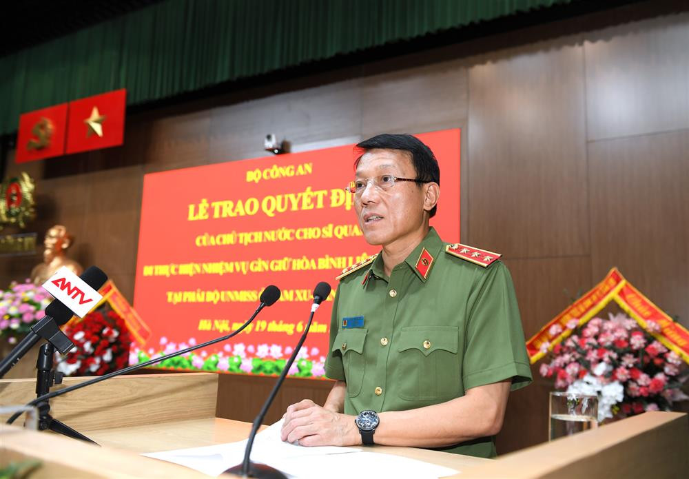 Bộ trưởng Lương Tam Quang phát biểu tại buổi Lễ. Bộ trưởng Lương Tam Quang phát biểu tại buổi Lễ.