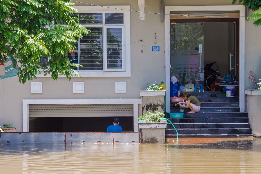 'Làng' biệt thự triệu đô ngập nước, chất lượng nhà sẽ ra sao? ảnh 1