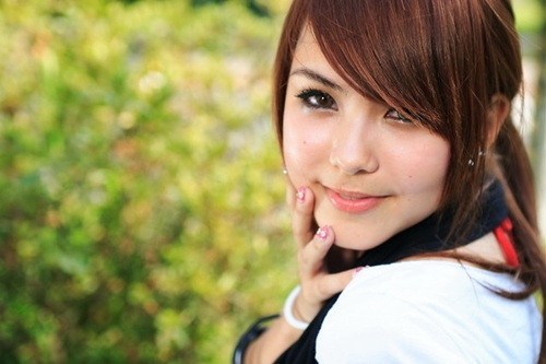 Hannah sở hữu vẻ đẹp lai quyến rũ