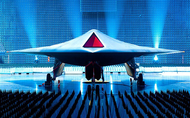 Máy bay không người lái tấn công tàng hình Taranis . Ảnh: Telegraph Máy bay không người lái tấn công tàng hình Taranis