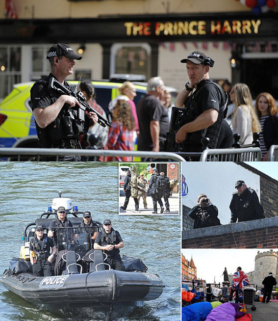 Những hình ảnh ấn tượng trước thềm đám cưới Hoàng gia Anh ảnh 9