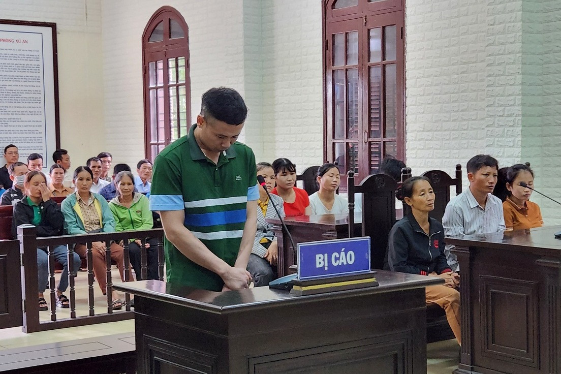 Bị cáo Vinh ăn năn trước phiên toà sơ thẩm