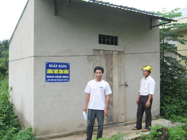 Kho chứa lúa của Ngân hàng LTCĐ thôn Kon Stiu II