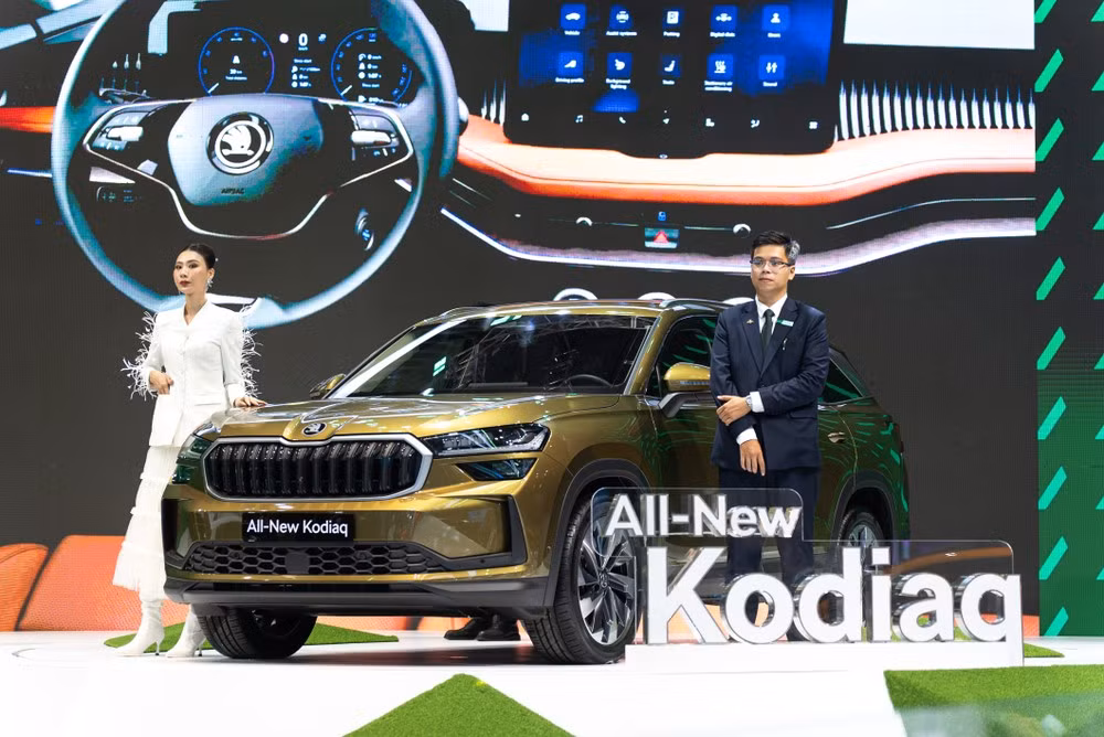 Skoda Kodiaq thế hệ mới từng được trưng bày tại triển lãm VMS 2024.