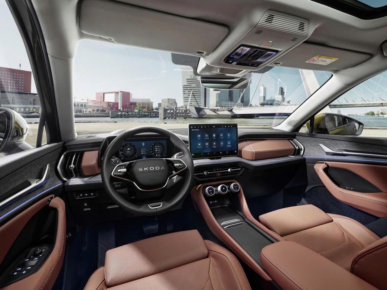 Nội thất của Kodiaq. Ảnh: Skoda Nội thất của Kodiaq. Ảnh: Skoda