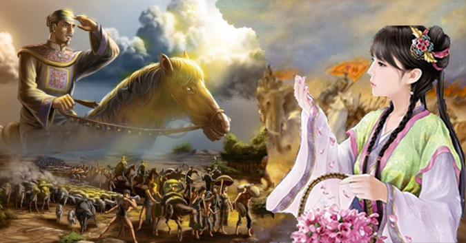 Lần đầu gặp vua Lý Thánh Tông, Nguyên Phi Ỷ Lan đang làm gì? 