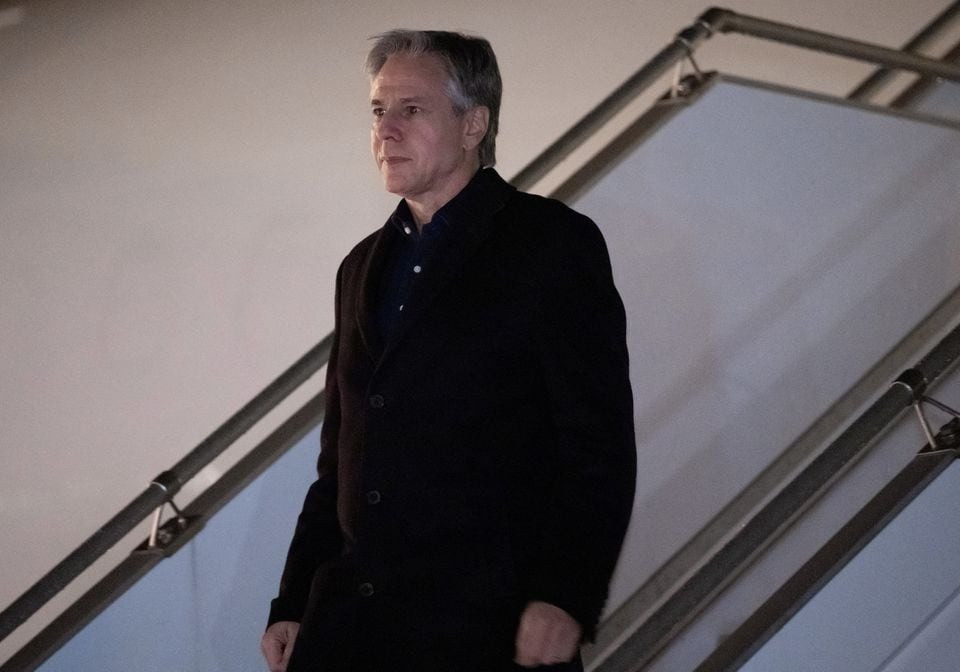 Ngoại trưởng Mỹ Antony Blinken đến Bỉ hôm qua (27/11). Ảnh: Reuters Ngoại trưởng Mỹ Antony Blinken đến Bỉ hôm qua (27/11). Ảnh: Reuters