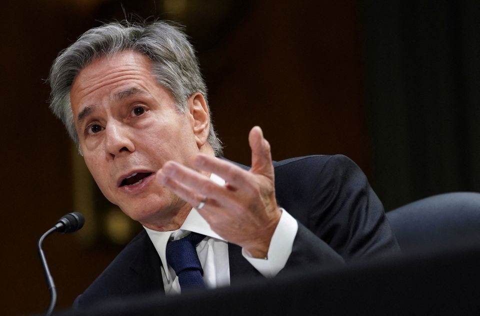 Ngoại trưởng Mỹ Antony Blinken. Ảnh: Reuters Ngoại trưởng Mỹ Antony Blinken. Ảnh: Reuters