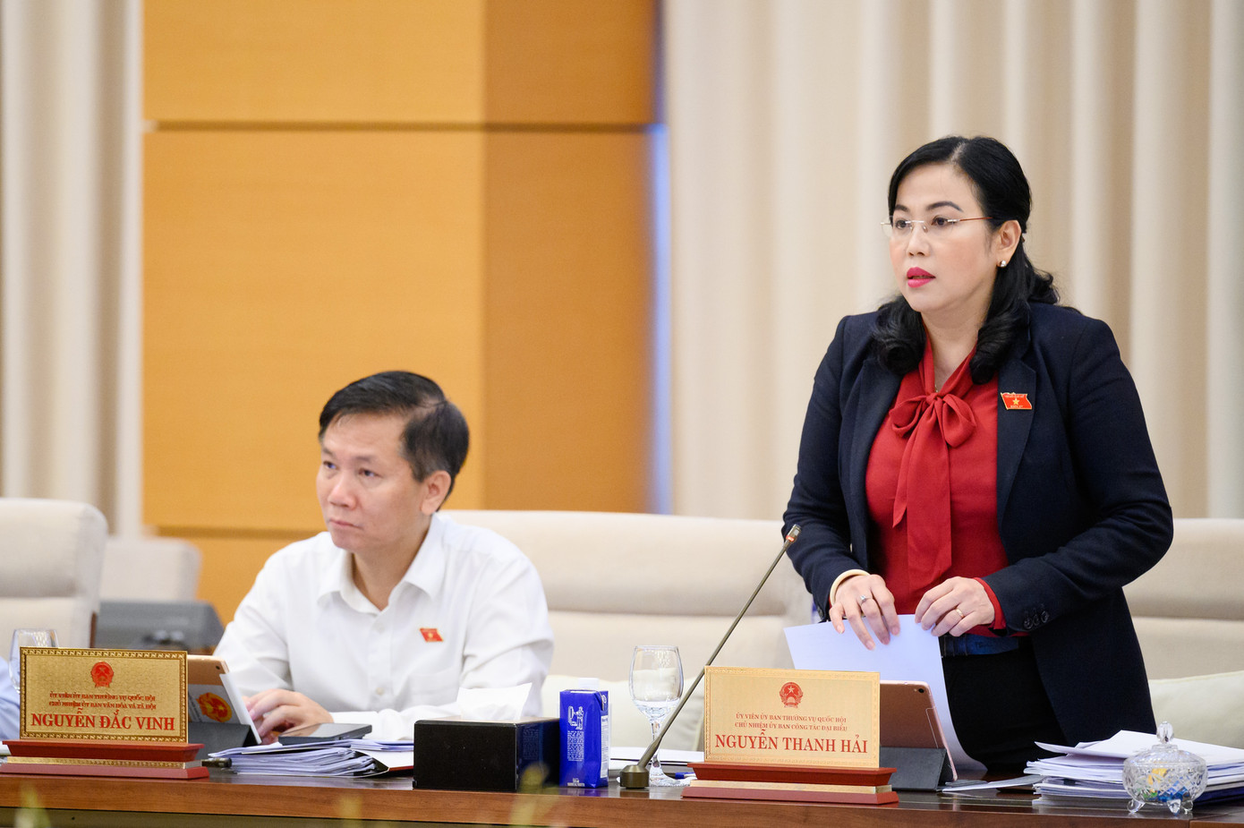 Chủ nhiệm Ủy ban Công tác đại biểu Nguyễn Thanh Hải. Chủ nhiệm Ủy ban Công tác đại biểu Nguyễn Thanh Hải.