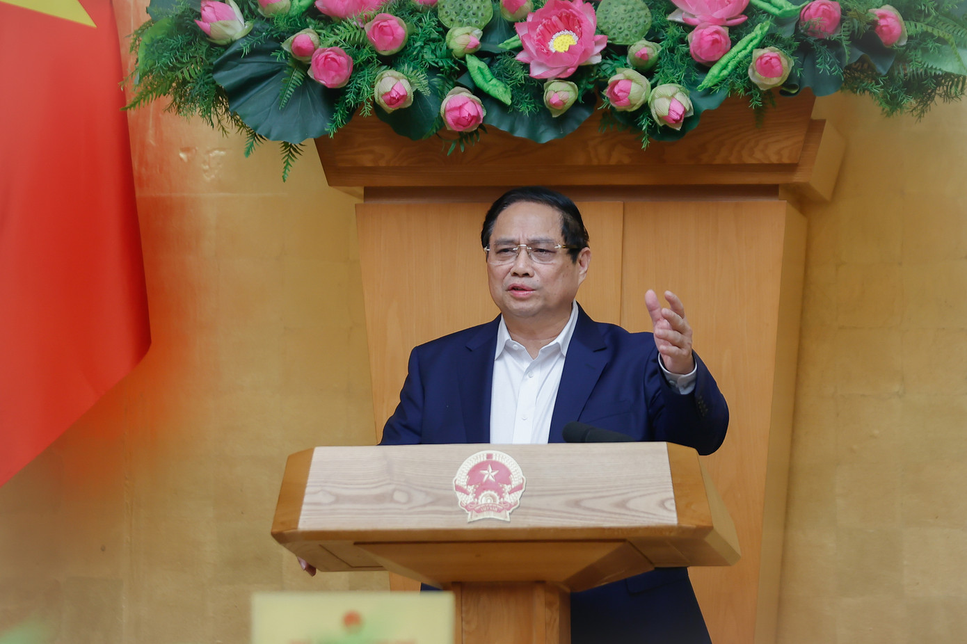 Thủ tướng Phạm Minh Chính phát biểu tại phiên họp. Ảnh: Nhật Bắc. Thủ tướng Phạm Minh Chính phát biểu tại phiên họp. Ảnh: Nhật Bắc.