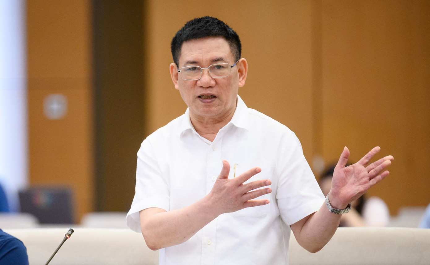 Phó Thủ tướng Hồ Đức Phớc tại phiên họp. Ảnh: QH.