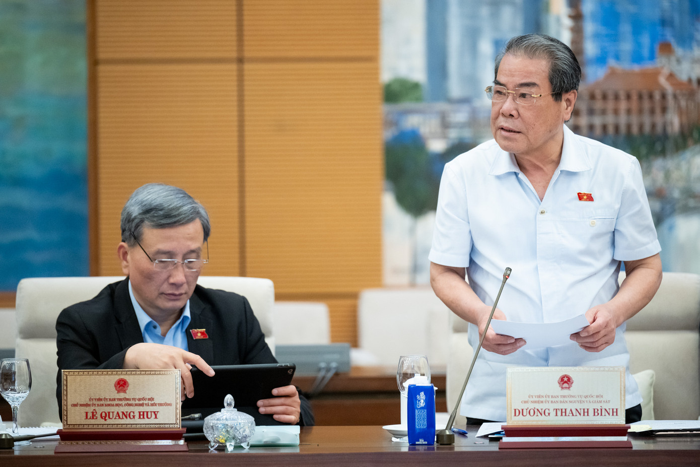 Chủ nhiệm Ủy ban Dân nguyện và Giám sát Dương Thanh Bình. Ảnh: QH Chủ nhiệm Ủy ban Dân nguyện và Giám sát Dương Thanh Bình. Ảnh: QH