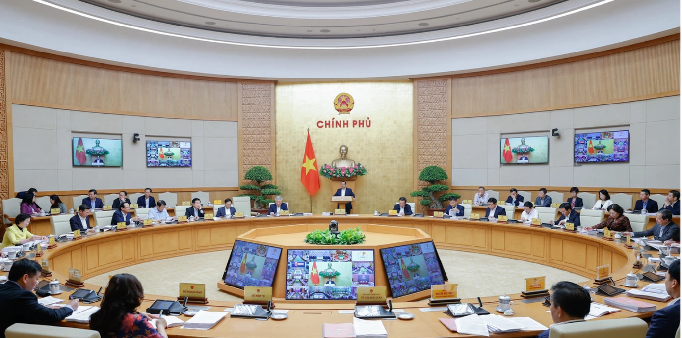 Thủ tướng chủ trì phiên họp Chính phủ thường kỳ tháng 3. Ảnh: VGP Thủ tướng chủ trì phiên họp Chính phủ thường kỳ tháng 3. Ảnh: VGP