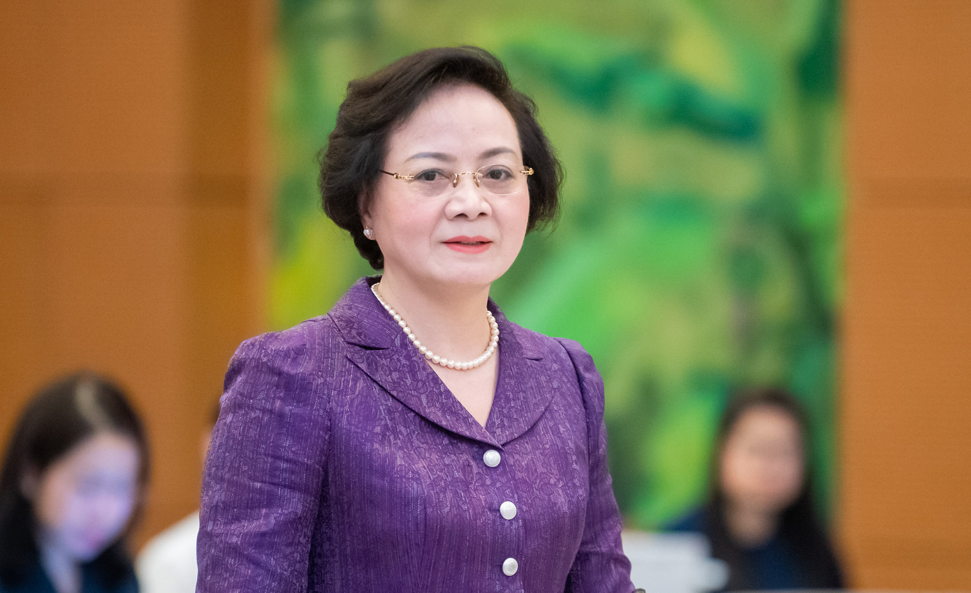 Bộ trưởng Bộ Nội vụ Phạm Thị Thanh Trà. Bộ trưởng Bộ Nội vụ Phạm Thị Thanh Trà.