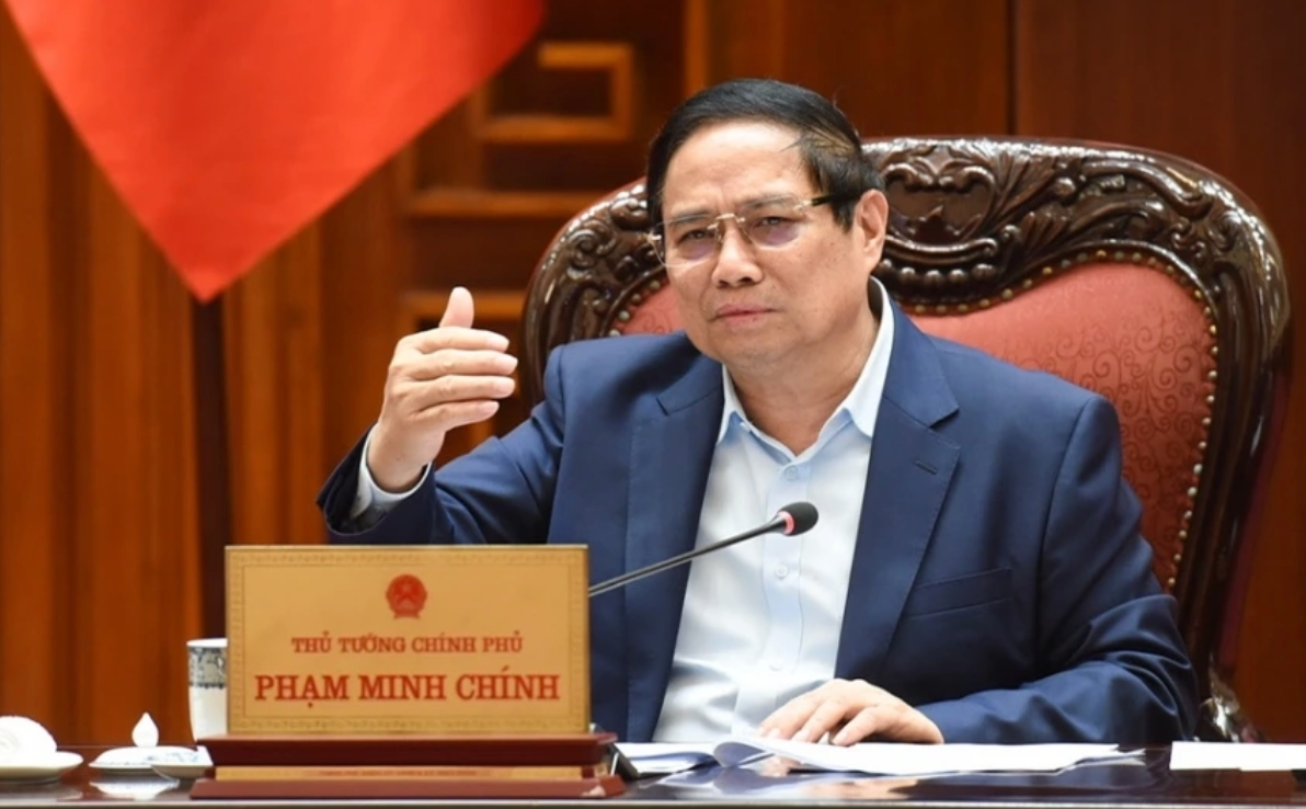 Thủ tướng Phạm Minh Chính phát biểu tại cuộc họp. Ảnh: Lại Hoa Thủ tướng Phạm Minh Chính phát biểu tại cuộc họp. Ảnh: Lại Hoa