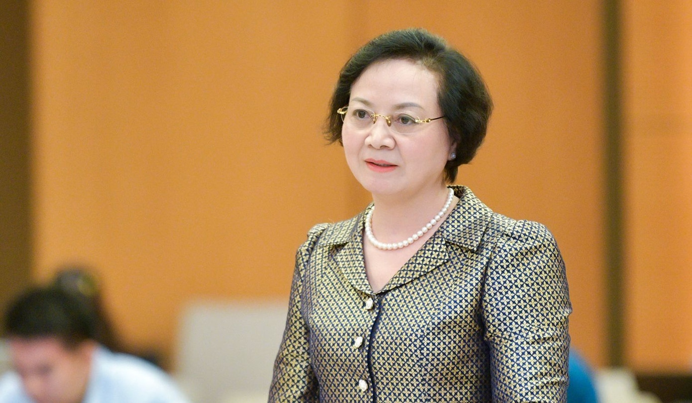 Bộ trưởng Bộ Nội vụ Phạm Thị Thanh Trà. Bộ trưởng Bộ Nội vụ Phạm Thị Thanh Trà.