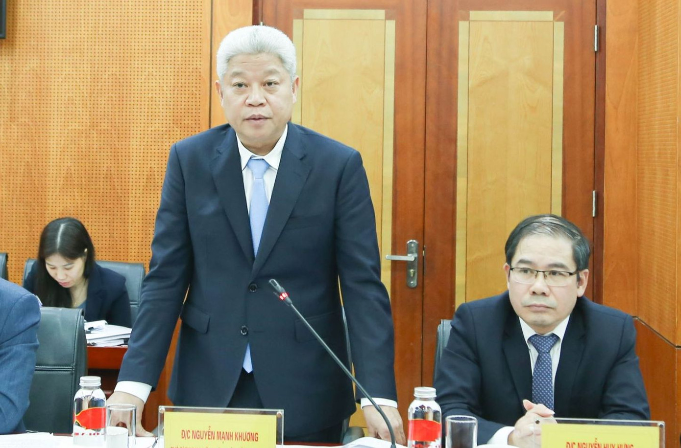 Ông Nguyễn Mạnh Khương, Phó Bí thư chuyên trách Đảng ủy Bộ Nội vụ giữ chức Thứ trưởng Bộ Nội vụ.