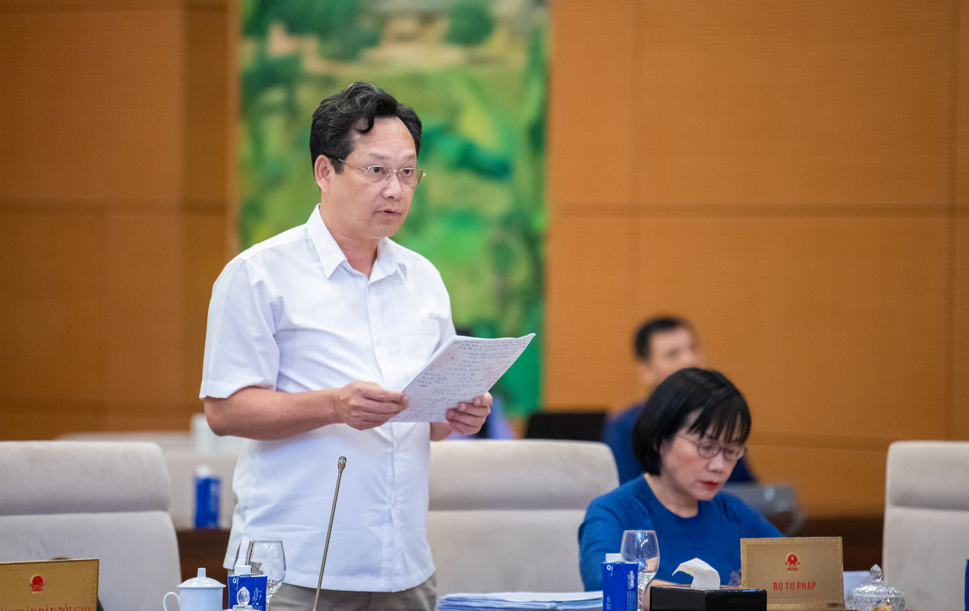 Phó Chánh án Tòa án nhân dân tối cao Nguyễn Văn Tiến.