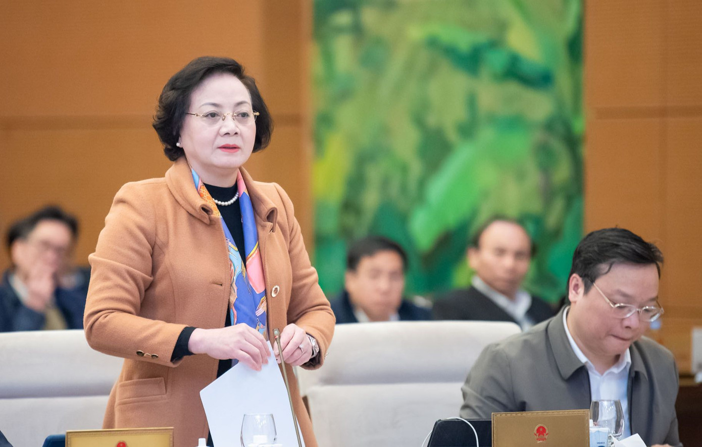 Bộ trưởng Nội vụ Phạm Thị Thanh Trà. Ảnh: QH