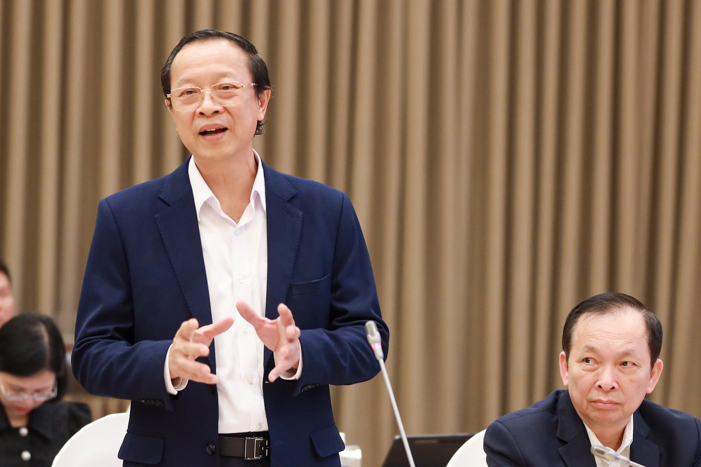 Thứ trưởng Thường trực Bộ giáo dục và Đào tạo Phạm Ngọc Thưởng. Ảnh: PV