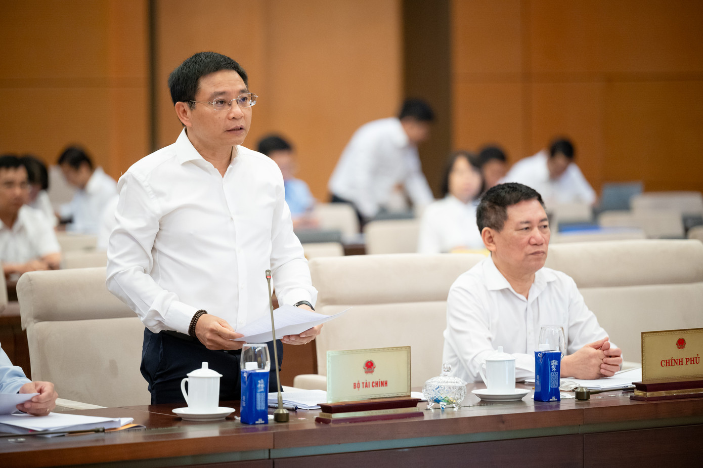 Bộ trưởng Tài chính Nguyễn Văn Thắng. Bộ trưởng Tài chính Nguyễn Văn Thắng.