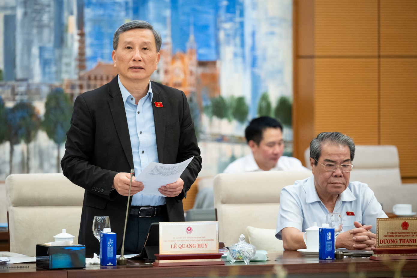 Chủ nhiệm Ủy ban KH, CN&amp;MT Lê Quang Huy.