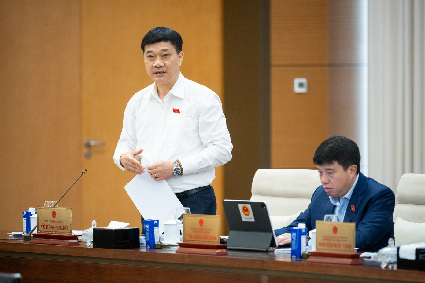 Phó Chủ tịch Quốc hội Vũ Hồng Thanh. Ảnh: QH.