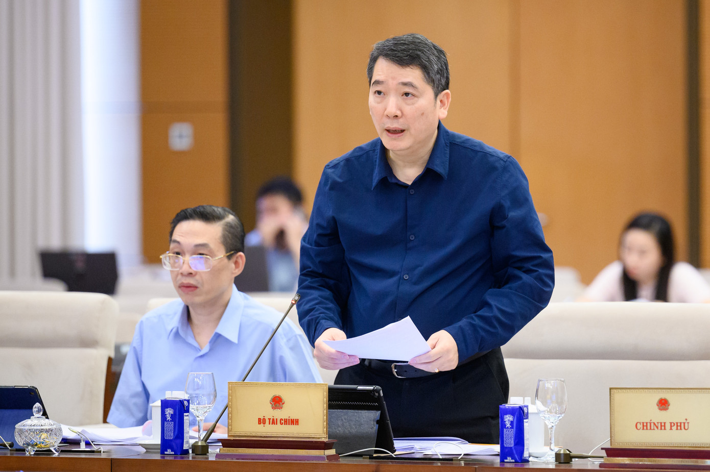 Thứ trưởng Bộ Tài chính Cao Anh Tuấn. Ảnh: QH.