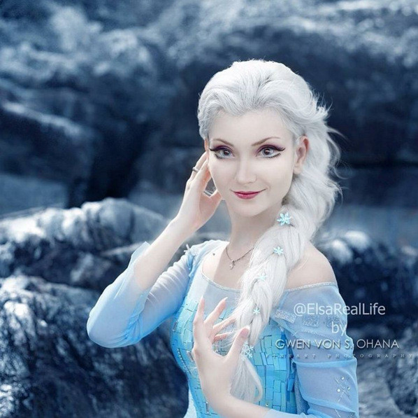 Mỹ nữ Brazil than khổ vì quá giống Nữ hoàng băng giá ảnh 3