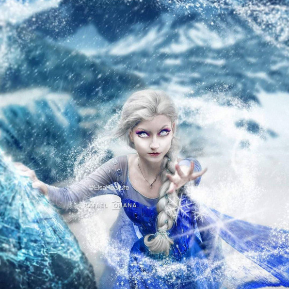 Mỹ nữ Brazil than khổ vì quá giống Nữ hoàng băng giá ảnh 6