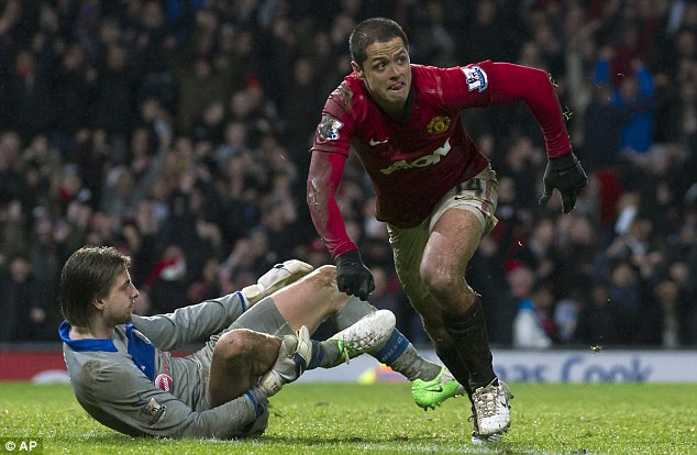 Niềm vui của người hùng Chicharito