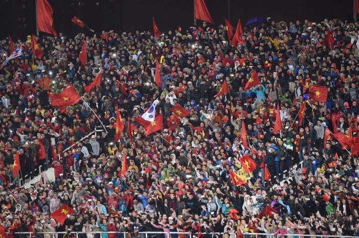 U23 Việt Nam hát 'Niềm tin chiến thắng' trên sân Mỹ Đình ảnh 10