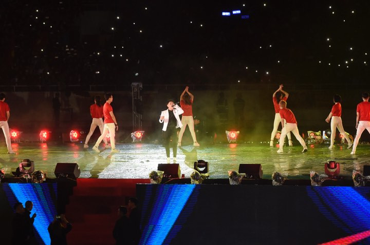 U23 Việt Nam hát 'Niềm tin chiến thắng' trên sân Mỹ Đình ảnh 15