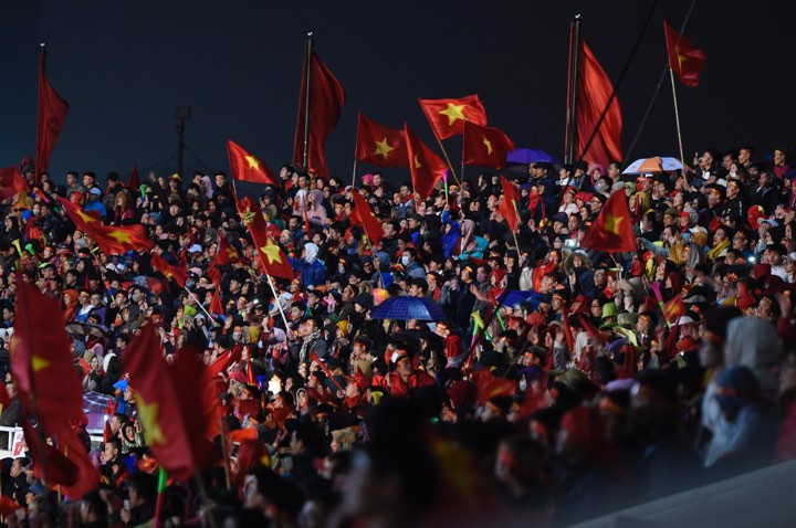 U23 Việt Nam hát 'Niềm tin chiến thắng' trên sân Mỹ Đình ảnh 12