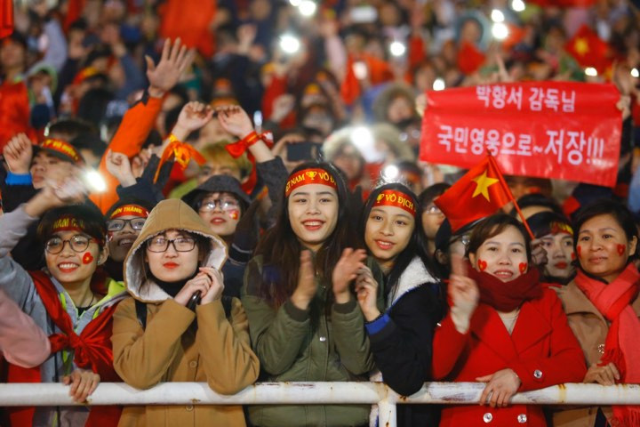 U23 Việt Nam hát 'Niềm tin chiến thắng' trên sân Mỹ Đình ảnh 22