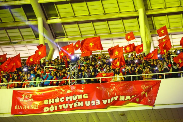 U23 Việt Nam hát 'Niềm tin chiến thắng' trên sân Mỹ Đình ảnh 20
