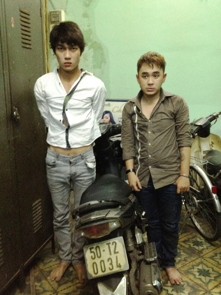 Hai tên cướp giật cùng phương tiện gây án bị cảnh sát hình sự đặc nhiệm bắt giữ