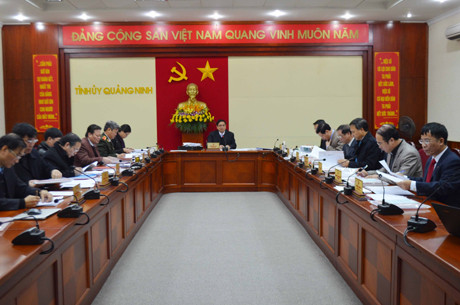 Quang cảnh buổi thi tuyển.Ảnh: Báo Quảng Ninh