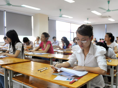 Ngày thi đầu tiên đợt 2 tại trường Đại học Ngoại thương Hà Nội