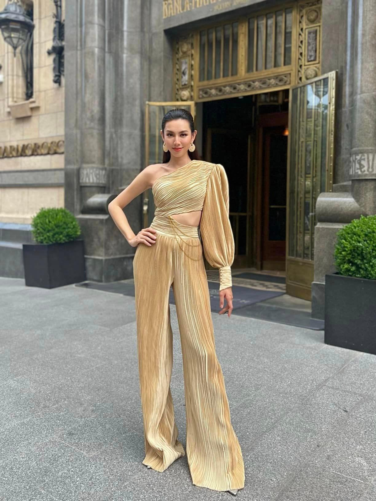 Những hình ảnh của Hoa hậu Thuỳ Tiên trong chuyến công tác tại châu Âu.