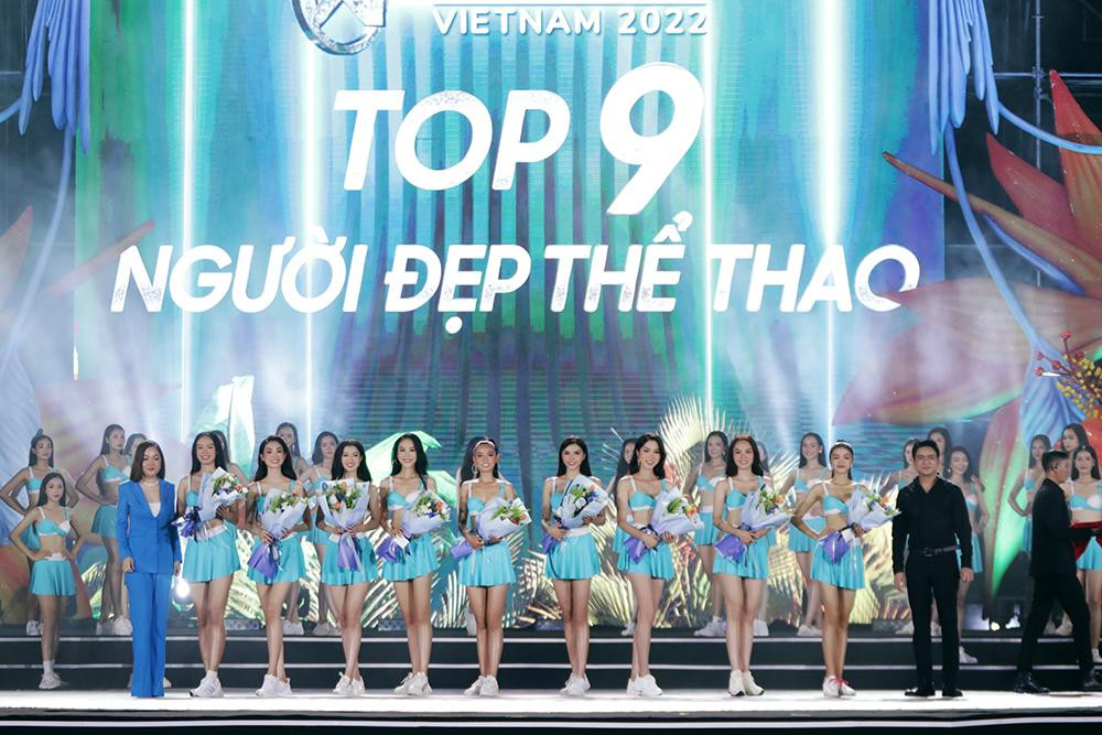 Top 9 Người đẹp Thể thao của Miss World Vietnam 2022.