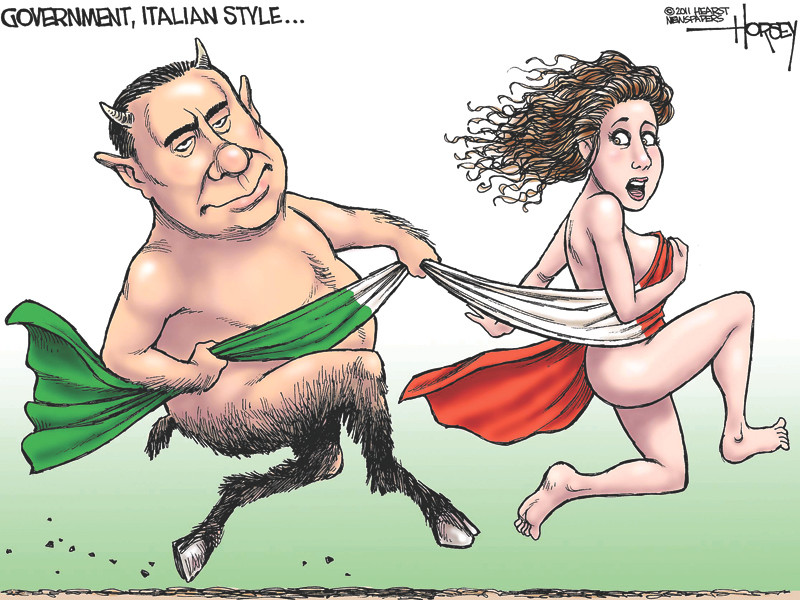 Biếm họa dành cho Berlusconi