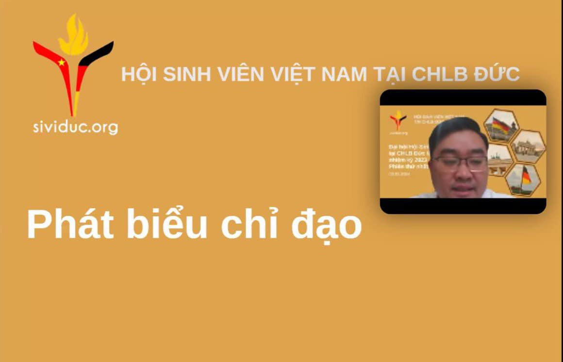 Anh Nguyễn Bá Cát - Phó Trưởng ban Thanh niên trường học T.Ư Đoàn, Phó Chủ tịch T.Ư Hội SVVN phát biểu chỉ đạo Đại hội trực tuyến tại điểm cầu Hà Nội